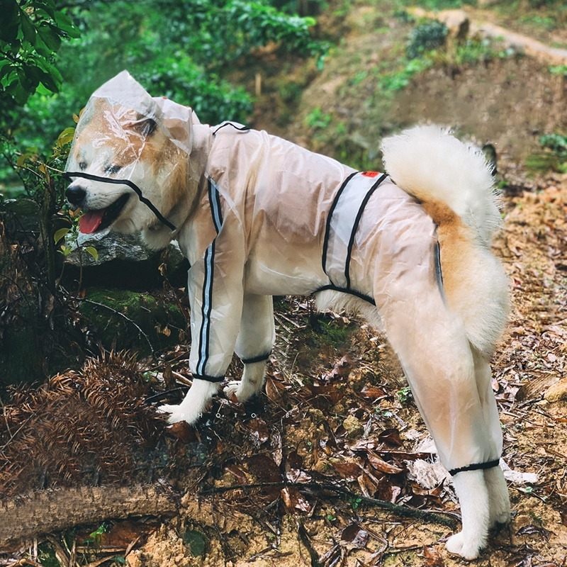 Dog Raincoat - Capa de chuva impermeável para cães