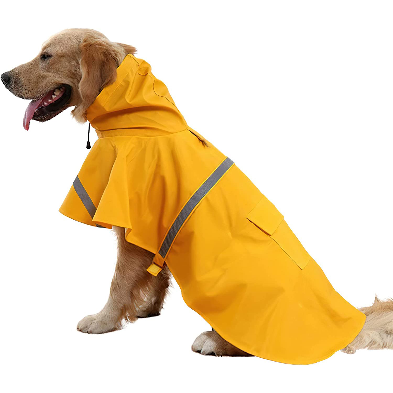 Dog Raincoat - Capa de chuva elegante com capuz