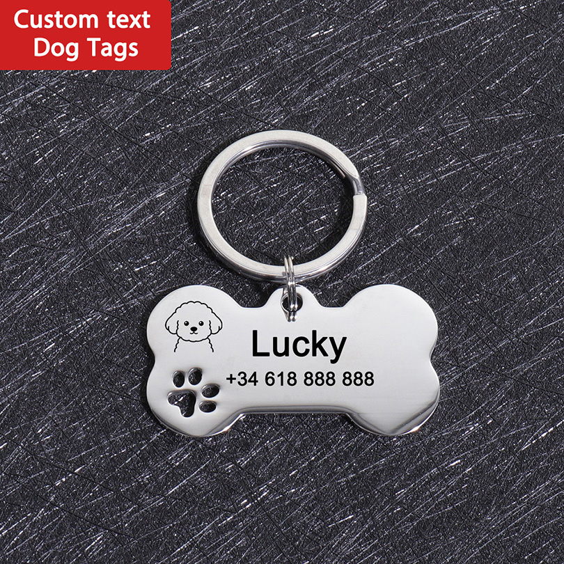 Pet Supplies Us - Etiquetas de Identificação Personalizadas para Cães