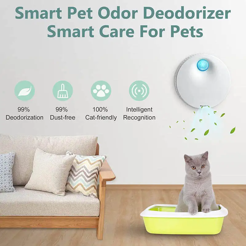 Pet Supplies Outlet - Purificador de Odor Inteligente para Caixa