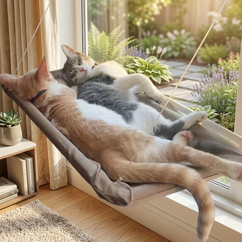 Cat Window Perch - Cama de Rede Ultra Macia para