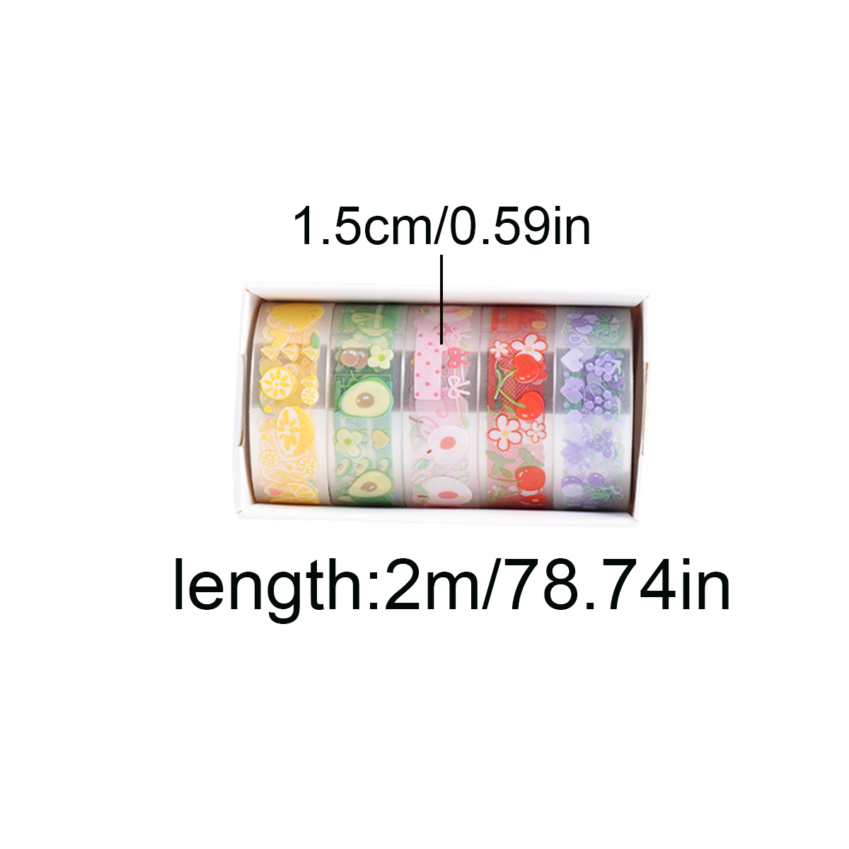 Conjunto de 5 rolos de fita wa - Pet Supplies Us avaliação e preço