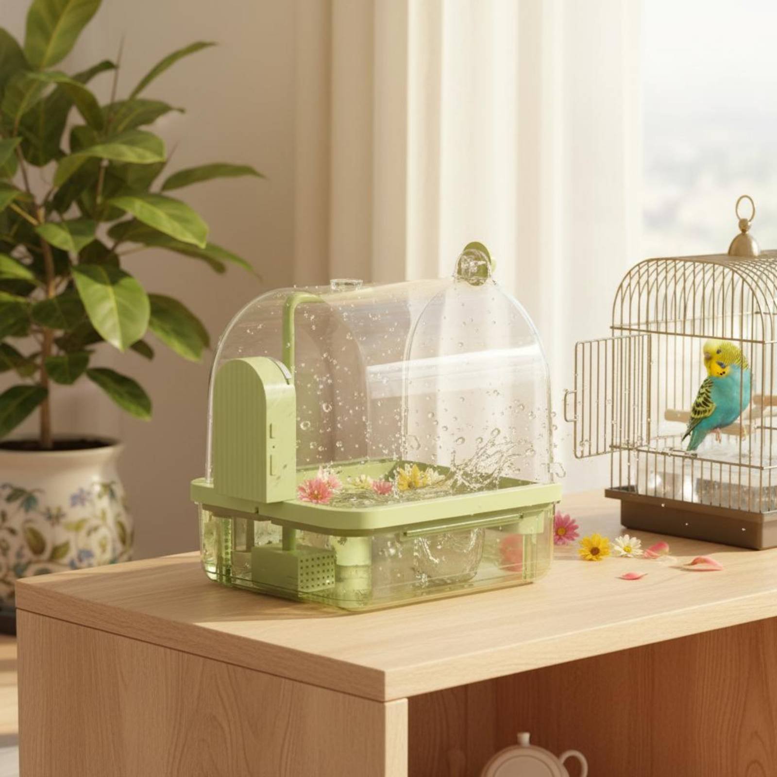 Banheira Automática para Pássa - Pet Supplies Us avaliação e preço