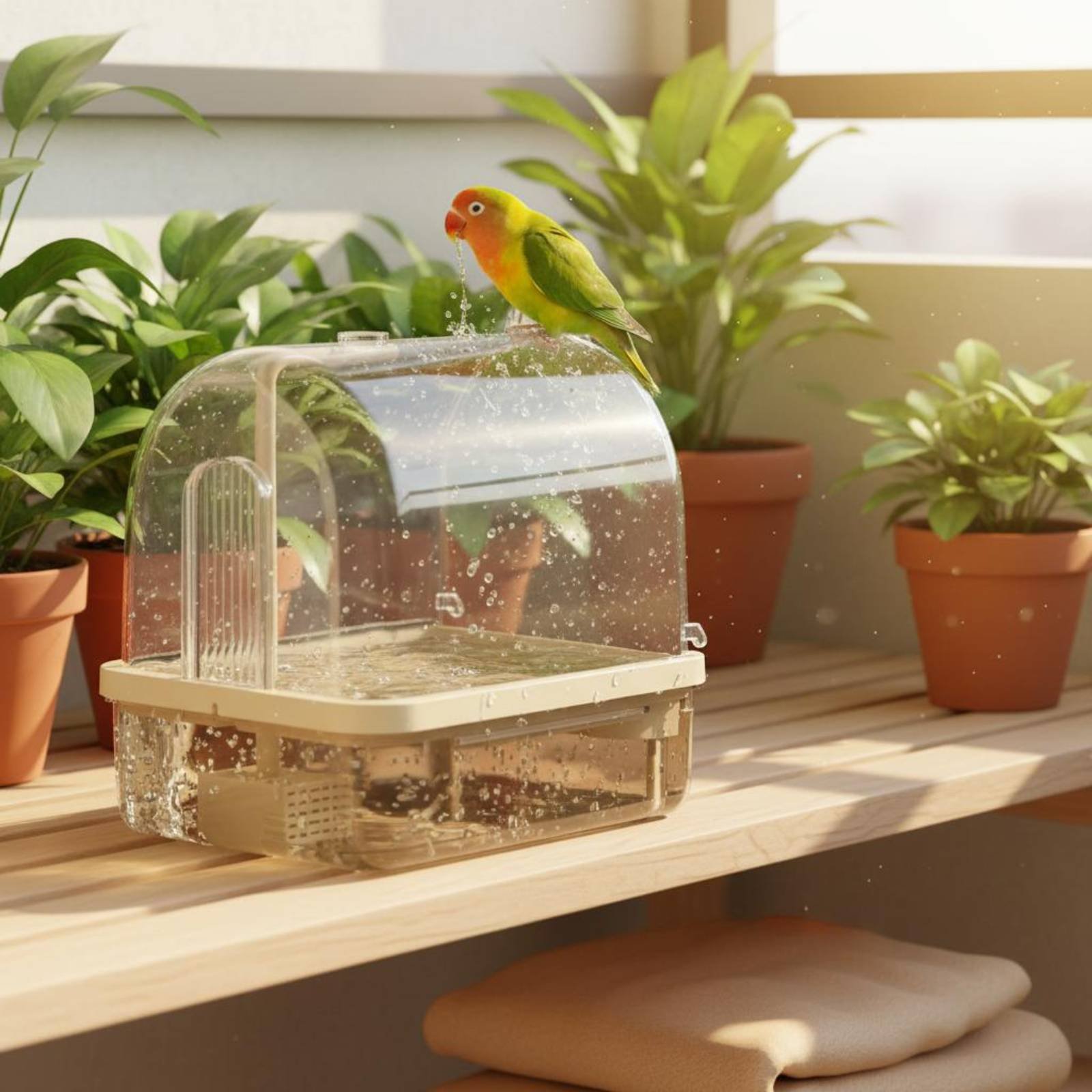 Banheira Automática para Pássa - Pet Supplies Us avaliação e preço