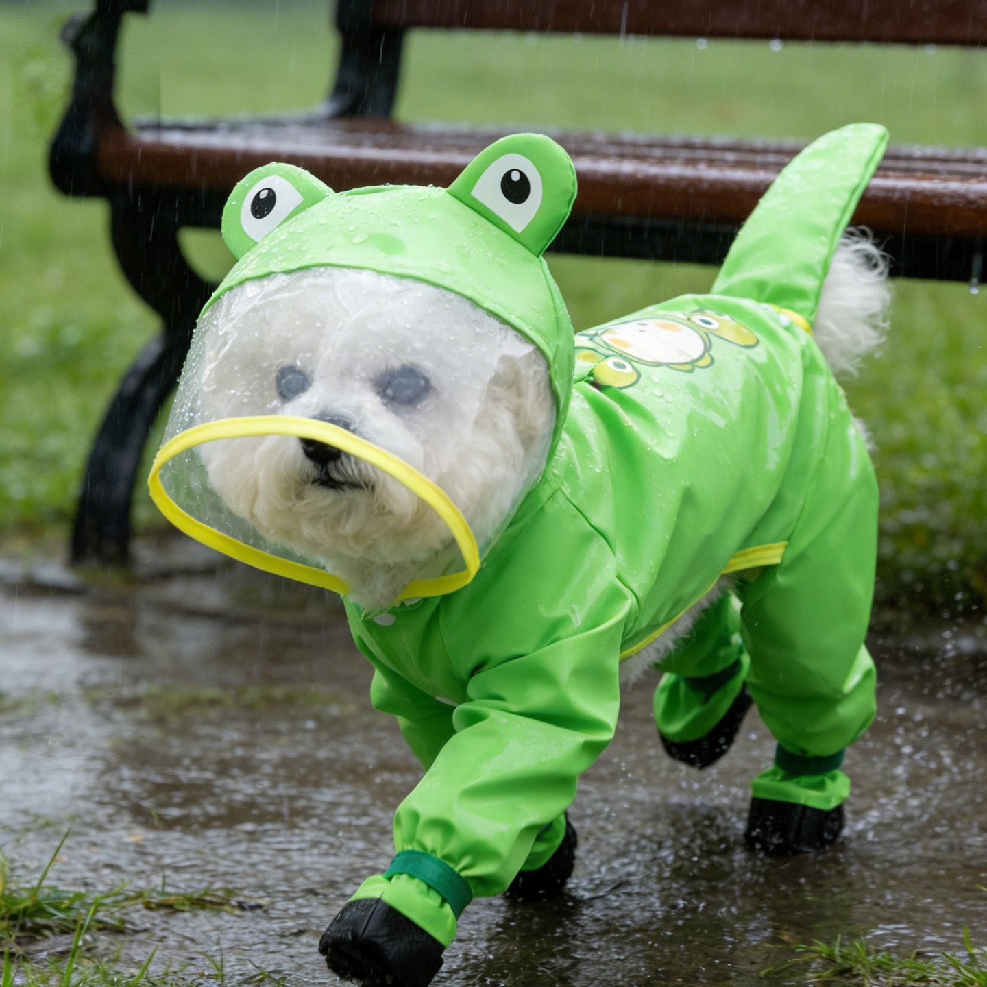 Capa de Chuva Impermeável para - Dog Raincoat avaliação e preço