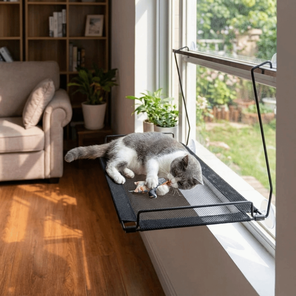 Rede de Descanso para Gatos em - Cat Window Perch avaliação e preço